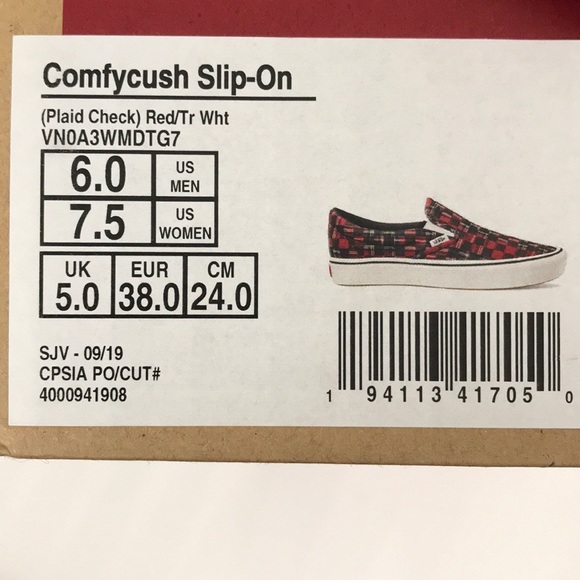 VANS COMFYCUSH SLIP ON - Picture 9 of 9
